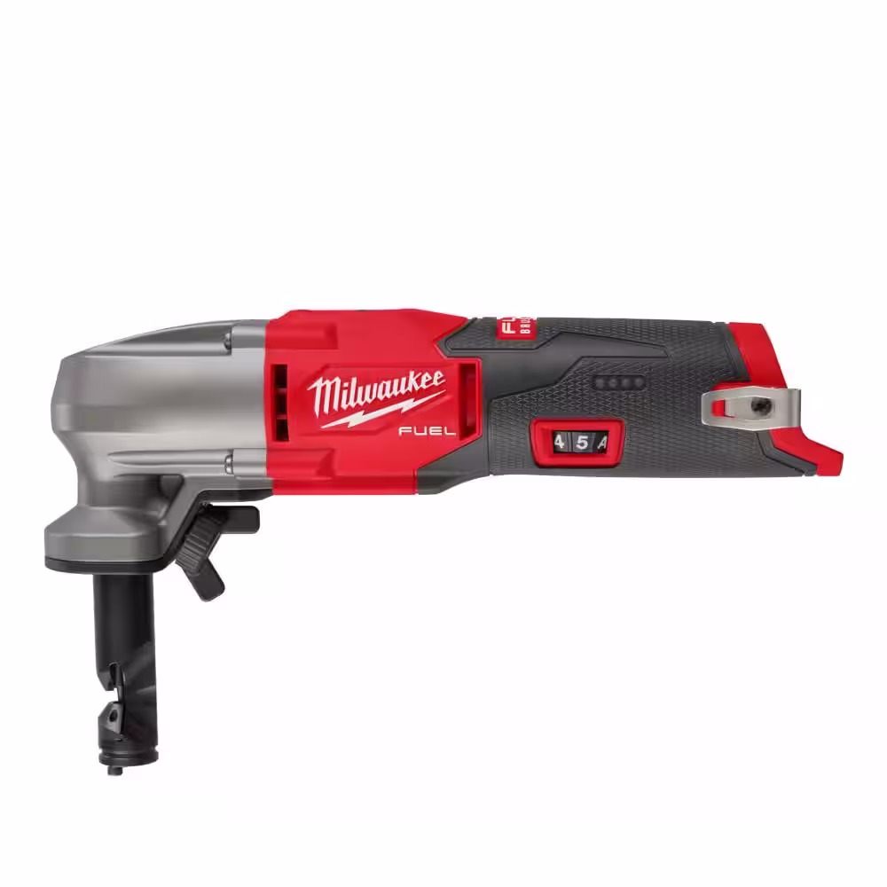 Milwaukee M12 FUEL 12-Volt Lithium-Ion 16-Gauge Cordless Variable Speed Nibbler w/XC 4.0 Ah Battery Pack