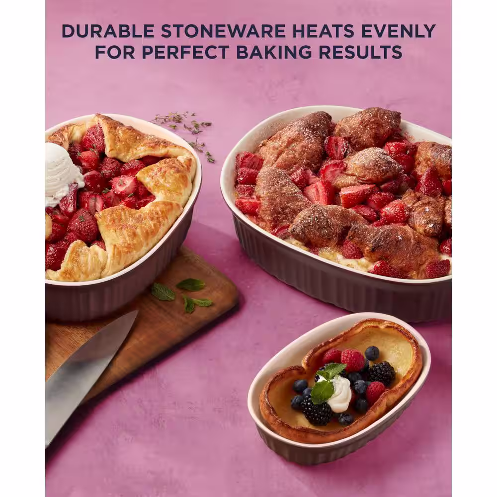 Corningware French Colors 10-Piece Bakeware Set, Cabernet