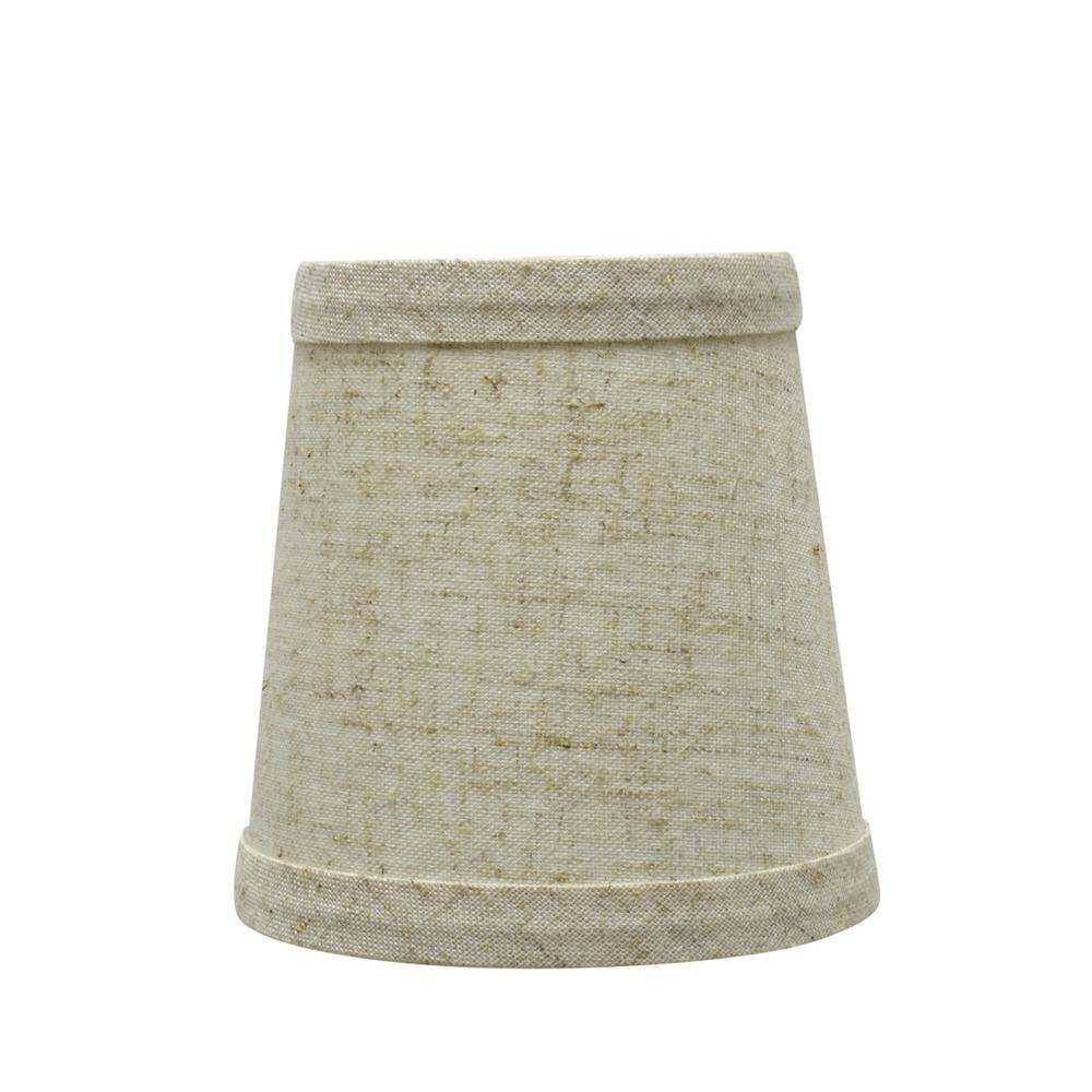 Aspen Creative Corporation 4 in. x 4 in. Beige Hardback Empire Lamp Shade (6-Pack)