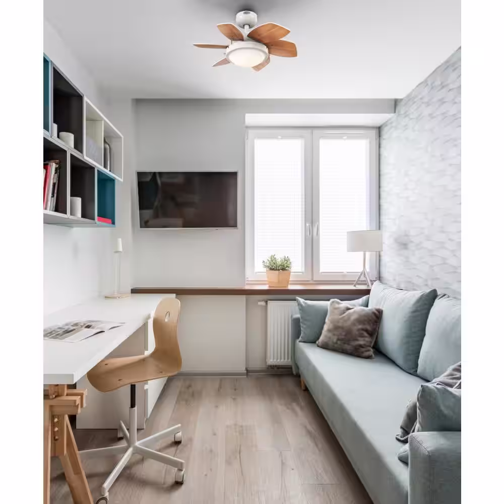 Westinghouse Quince LED 24 in. LED White Ceiling Fan with Light Fixture