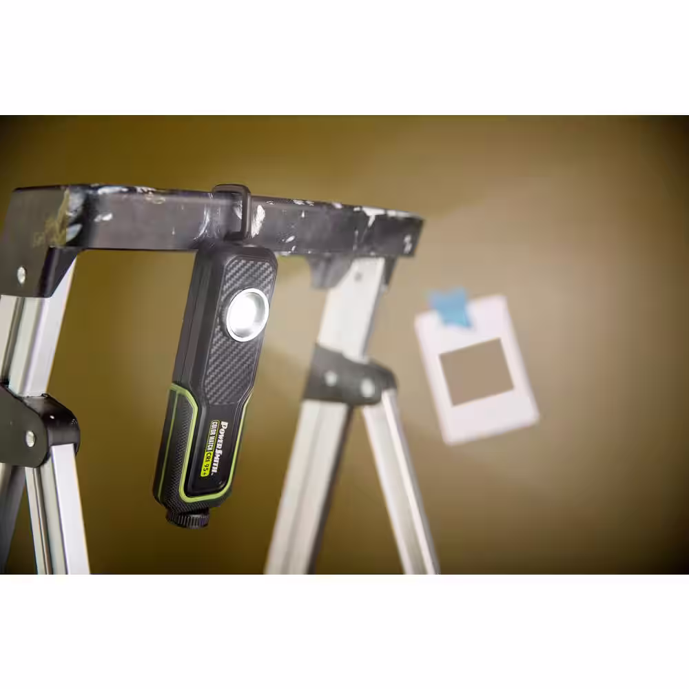 PowerSmith 500 Lumens Rechargeable LED Color-Match Inspection Light with 2-Color Temperatures 5000K/3500K