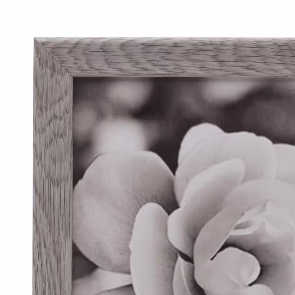 Melannco Set of 9-9.25 in. x 9.25 in. MDF Grey Frames/Hold 8 in. x 8 in. Photos