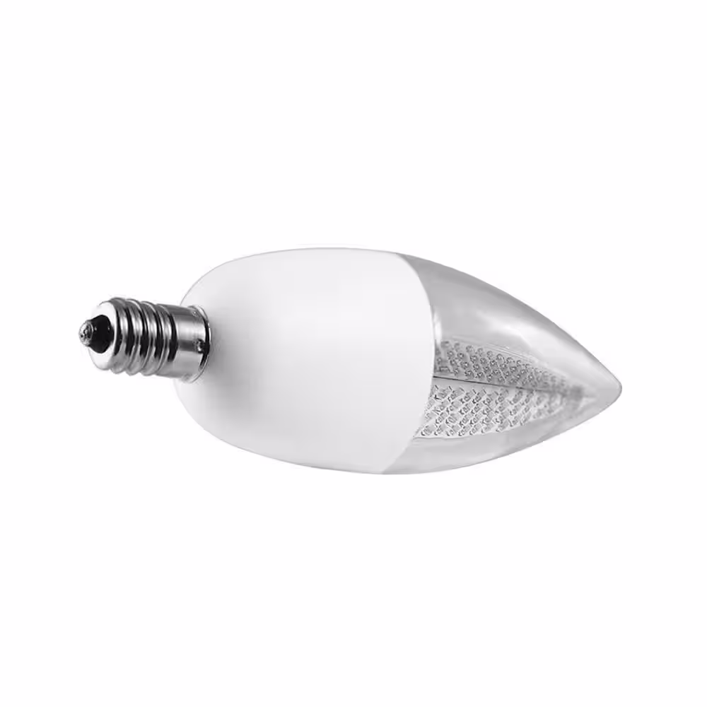 Euri Lighting 6-Watt Equivalent CA9.5 Flickering Flame LED Light Bulb (1-Bulb)