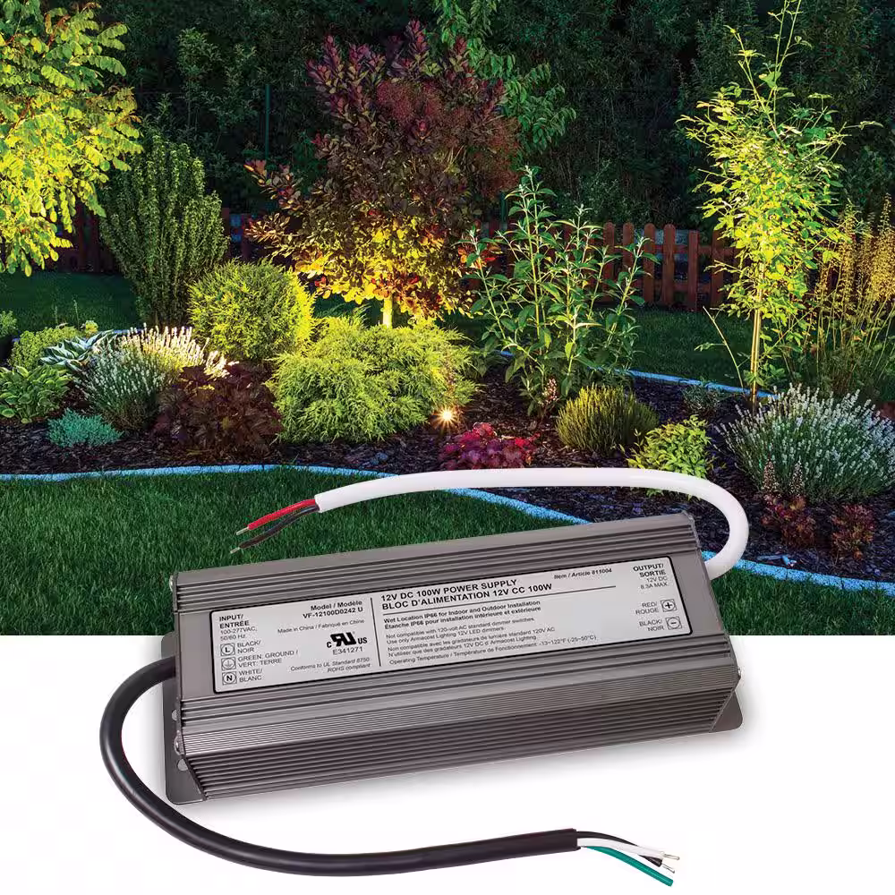 Armacost Lighting 100-Watt 12-Volt Standard Indoor/Outdoor Power Supply