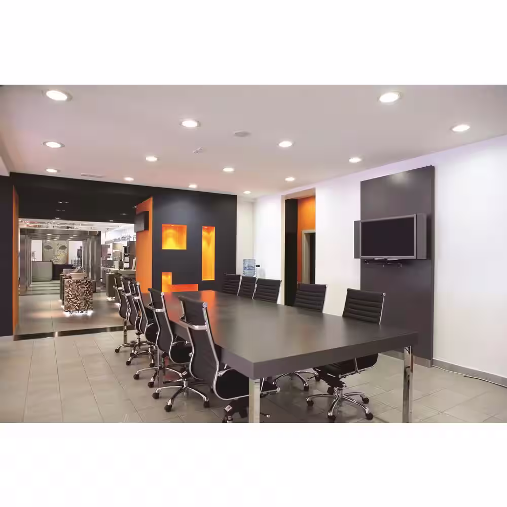 Lithonia Lighting WF3 Wafer 3 in. White 2700K New Construction or Remodel Wet Location Recessed Integrated LED Kit