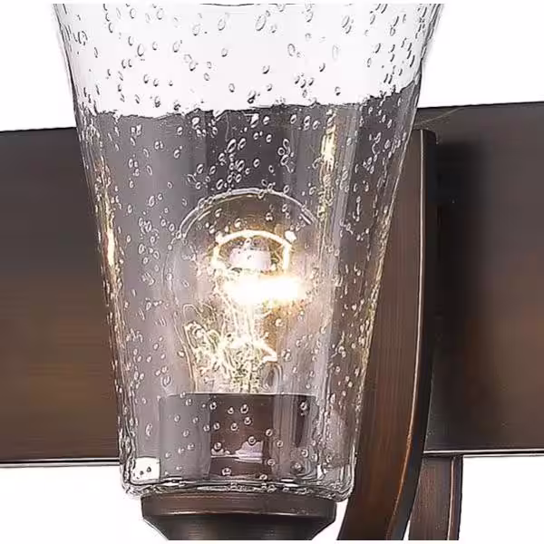 Millennium Lighting Natalie 4-Light 32 in. Wide Rubbed Bronze Bathroom Vanity Light