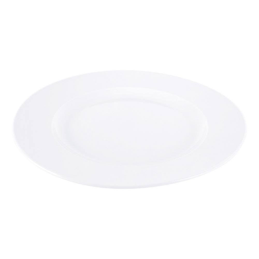 None Simply White Porcelain 8 in. Caterer Salad Plates Set of 6