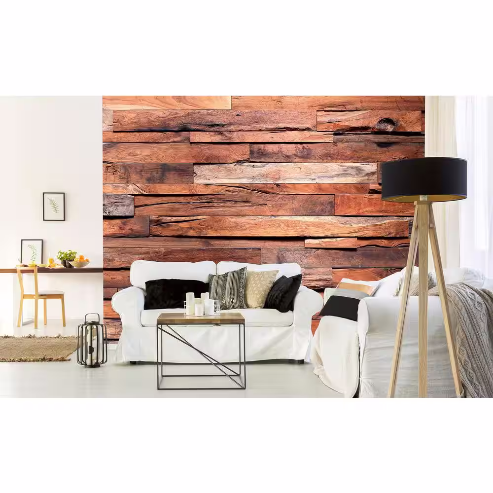 Dimex Wooden Abstract Wall Mural