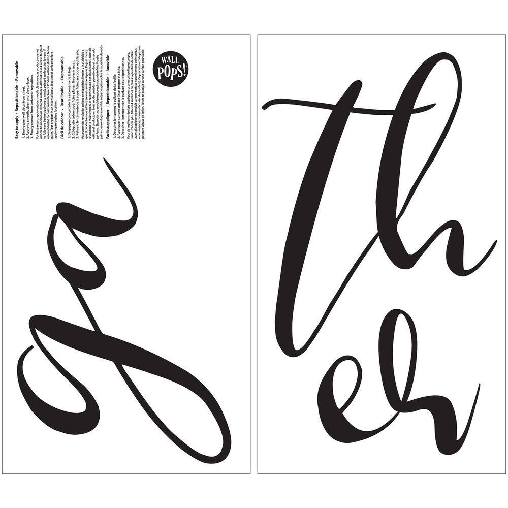 WallPOPs Black Gather Wall Quote Decal