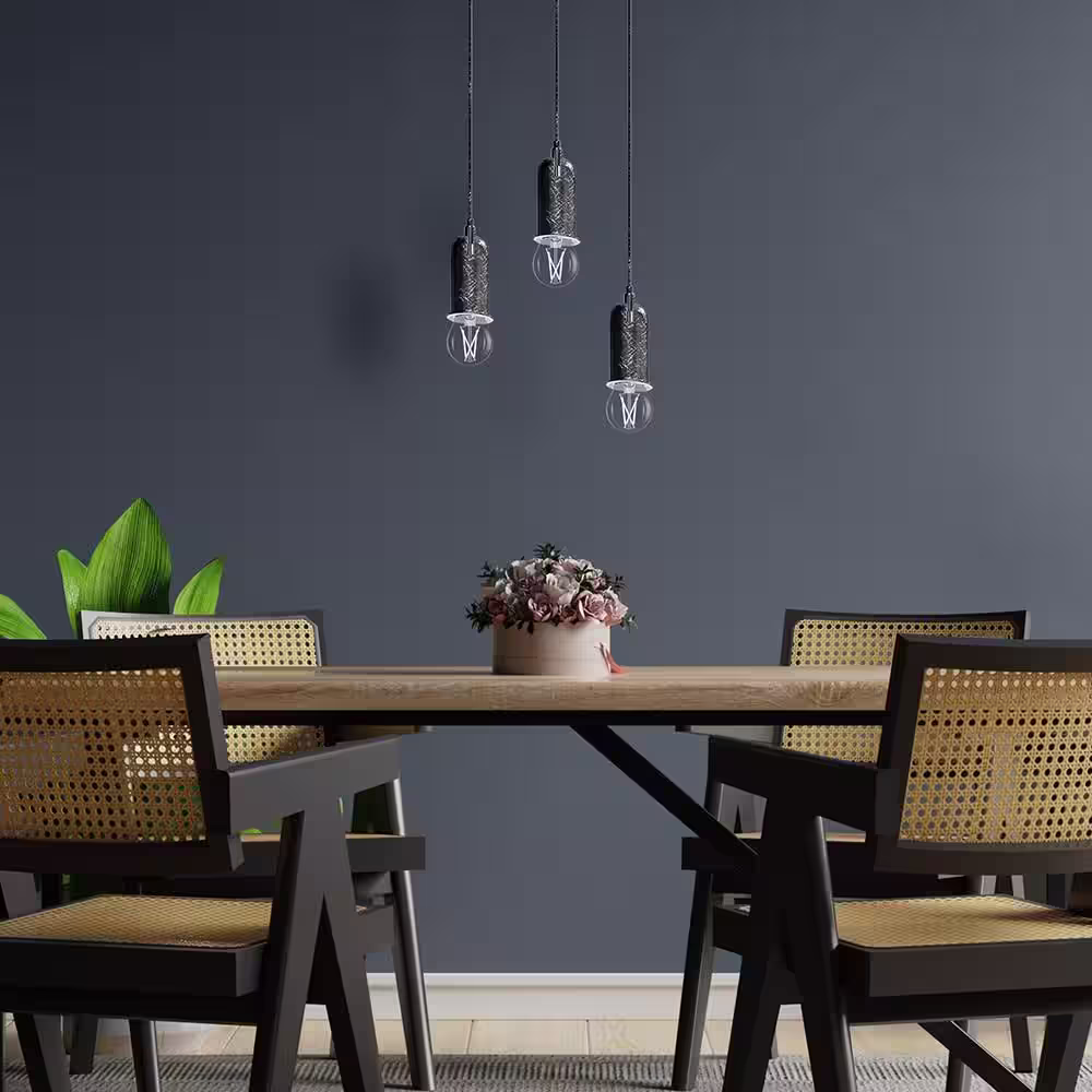 Feit Electric 60-Watt Equivalent A15 Dimmable White Filament CEC Clear Glass LED Ceiling Fan Light Bulb, True White 3500K (2-Pack)