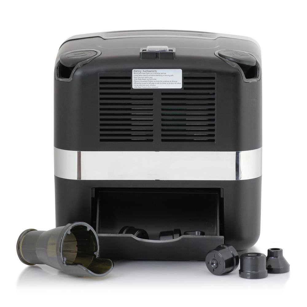 Omega Cold Press Matte Black 365 Masticating Slow Juicer with On-Board Storage