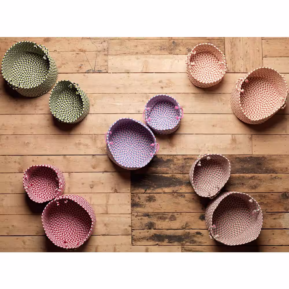 Colonial Mills Carousel Sun Squeeze 18 in. x 12 in. Storage Basket