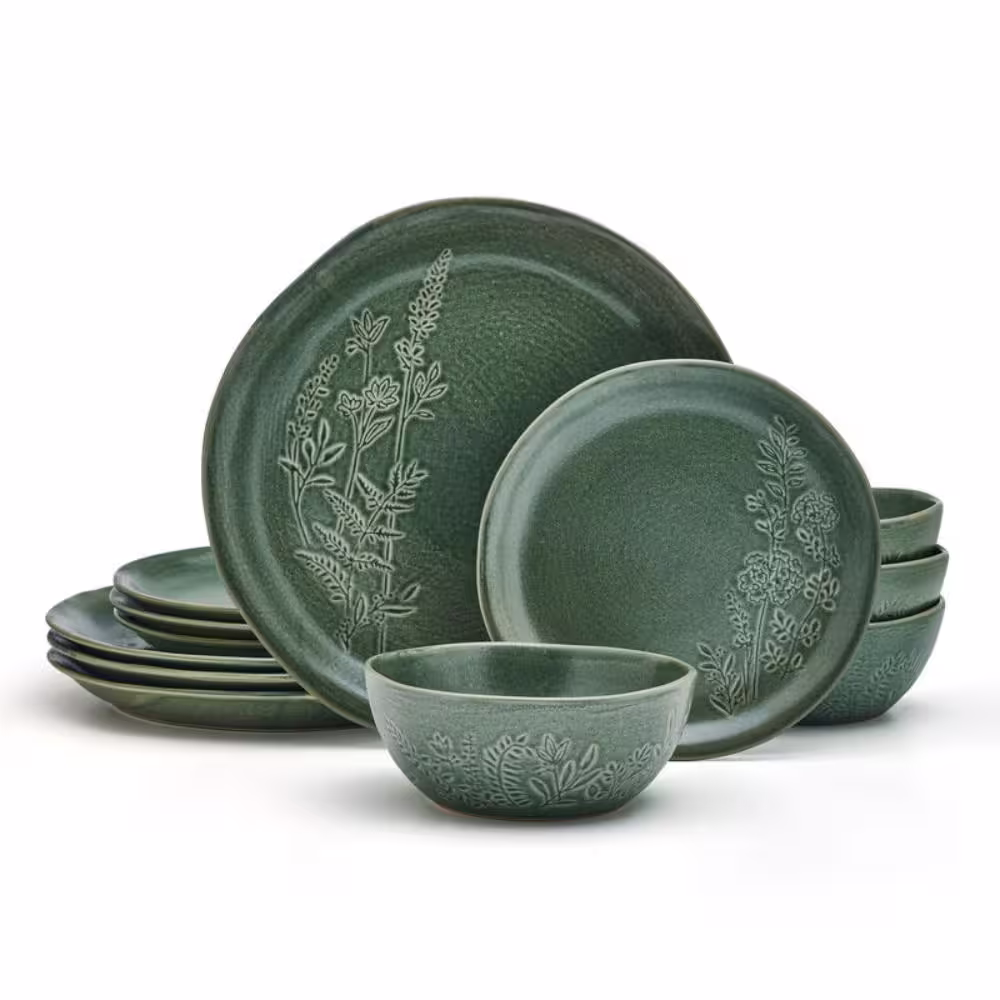 Pfaltzgraff Carrie 12-Piece Stoneware Dinnerware Set