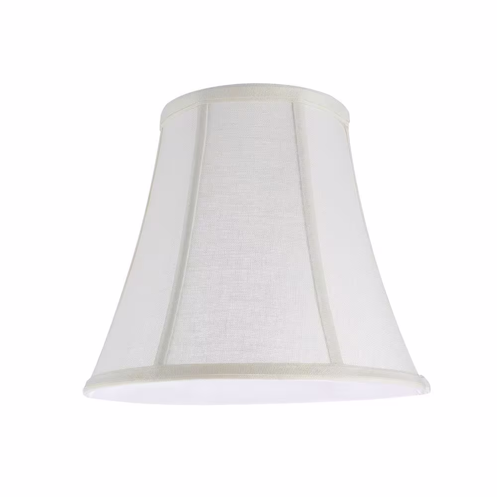 Aspen Creative Corporation 11 in. x 9.75 in. Off White Bell Lamp Shade