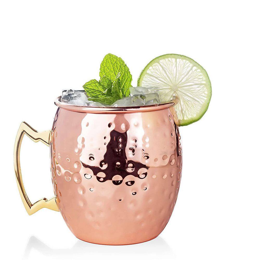 Zulay Kitchen 16 oz. Copper Set of 4 Mugs