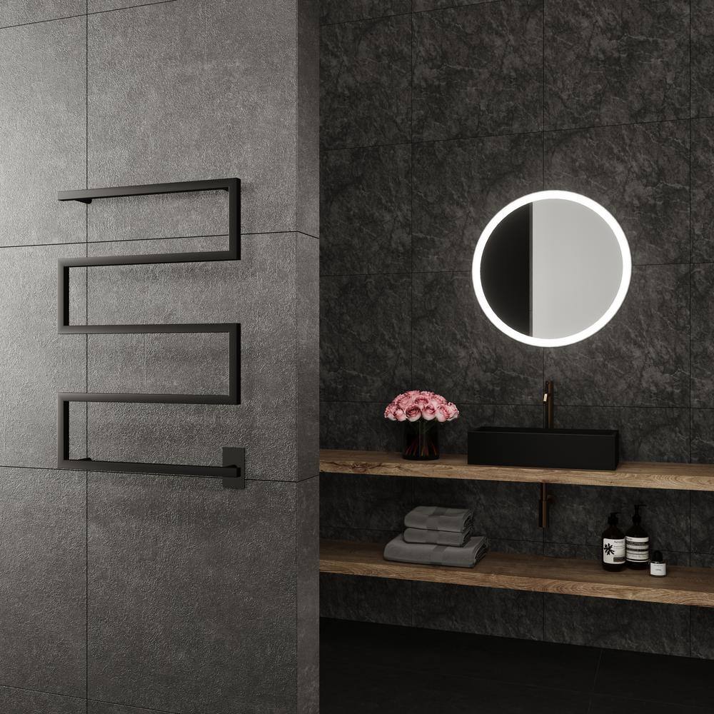 None Metis 5-Bar Electric Towel Warmer in Black