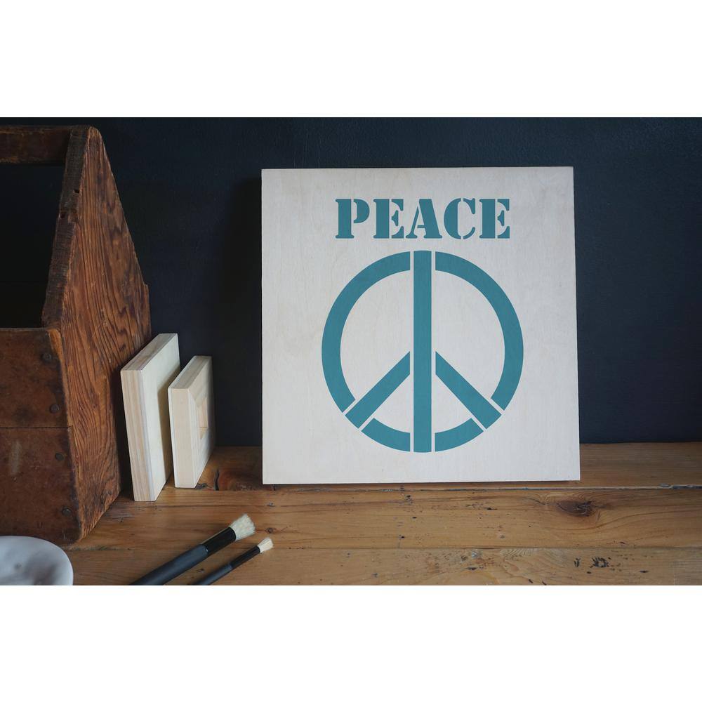 Stencil1 Peace Sign Stencil