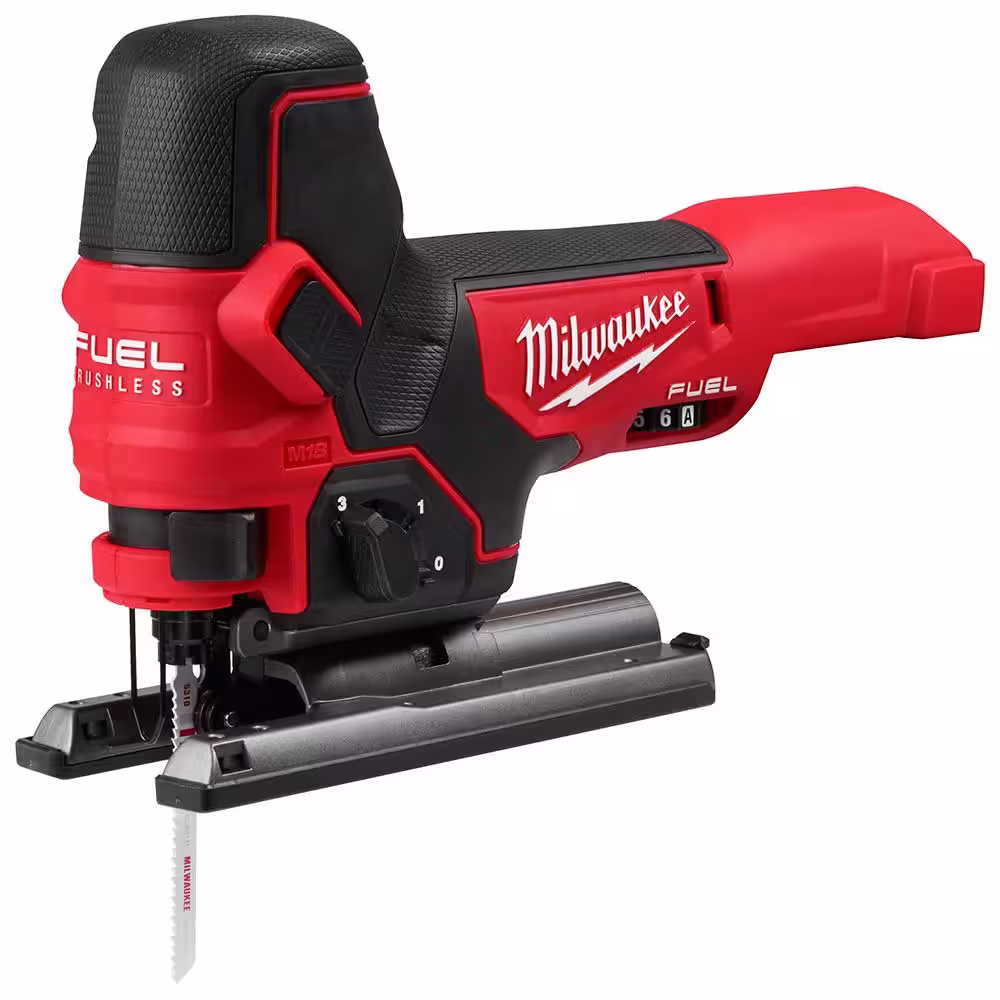 Milwaukee M18 FUEL 18V Lithium-Ion Brushless Cordless Compact Router and Barrel Grip Jig Saw Set (Tool-Only)