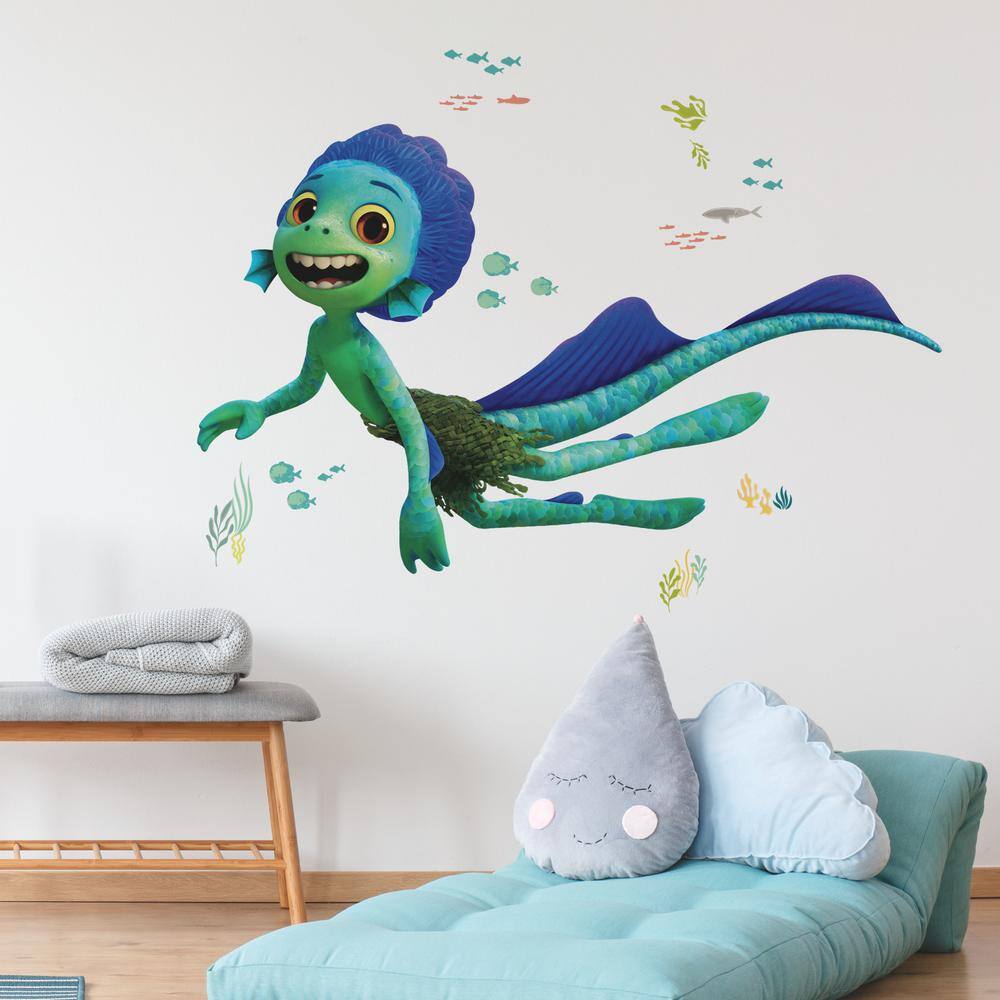 RoomMates Pixar Luca Sea Monster Giant Multi-Colored Vinyl Wall Decal