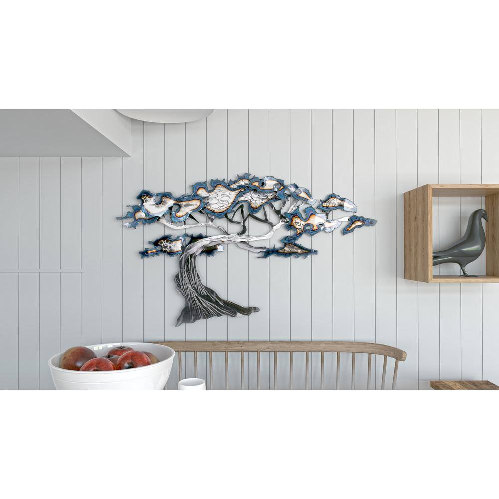 Peterson Artwares Silver Tree Metal Wall Art