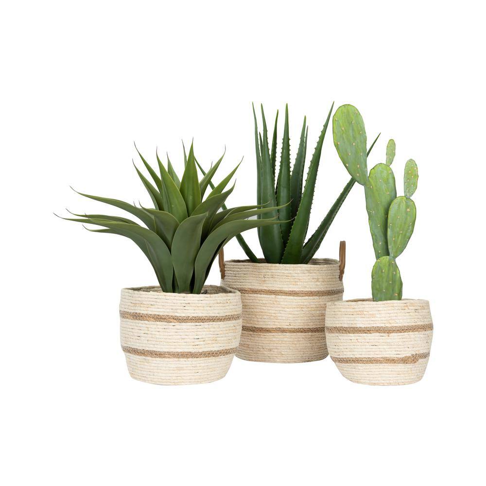 Storied Home Maize Decorative Baskets (Set of 3)