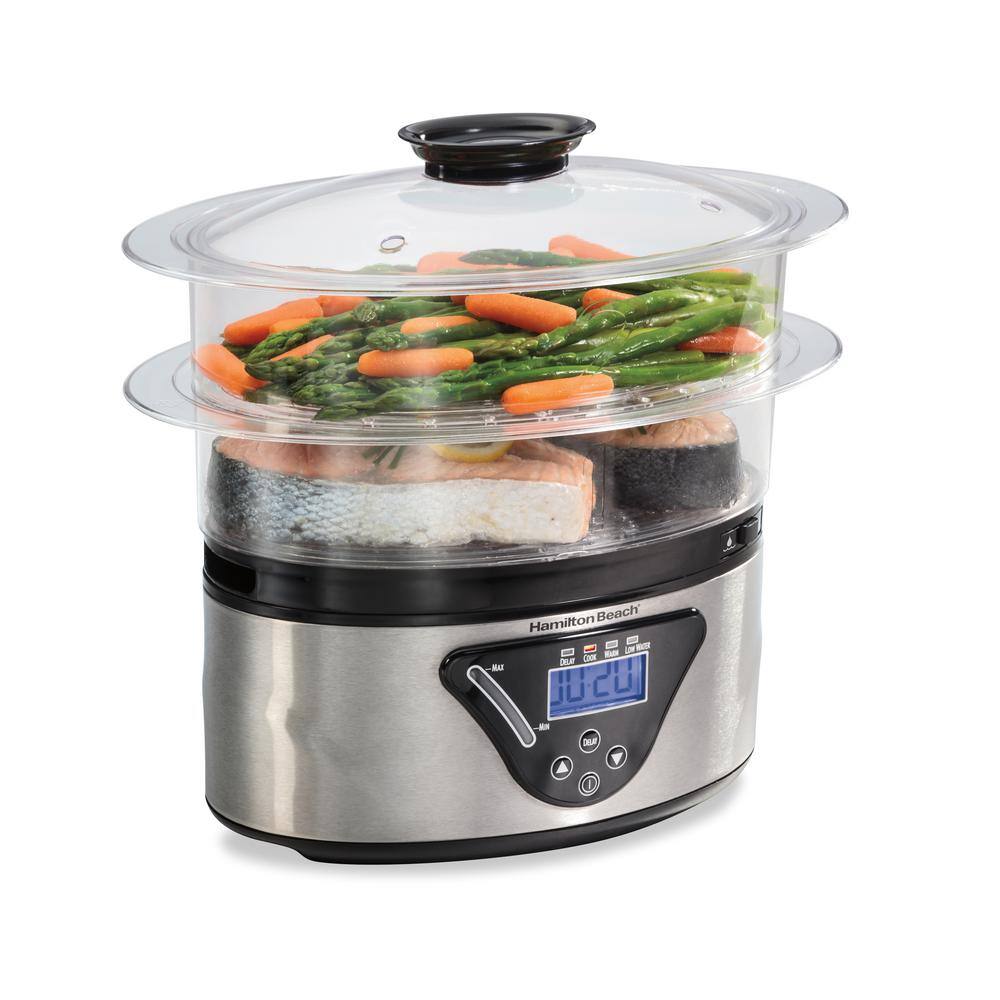 Hamilton Beach 22-Cup Stainless Steel Digital Food Steamer