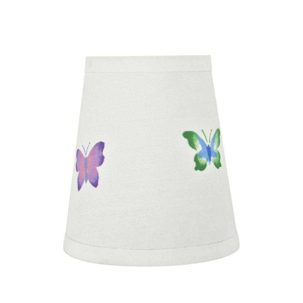 Aspen Creative Corporation 5 in. x 5 1/2 in. White Hardback Empire Lamp Shade (2-Pack)