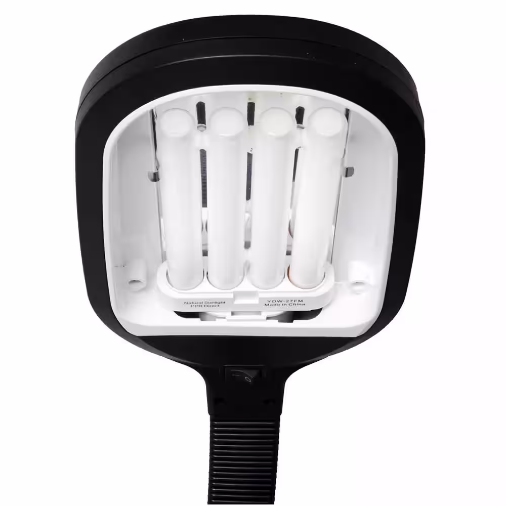 Hydrofarm Agrobrite 27-Watt CFL Blub Indoor Adjustable Standing Plant Lamp Light (2-Pack)