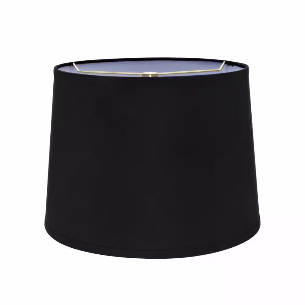 Aspen Creative Corporation 14 in. x 10 in. Black Hardback Empire Lamp Shade