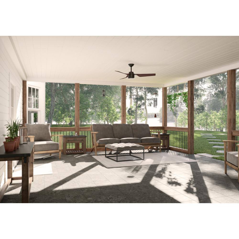 Hunter Cabo Frio 52 in. Indoor/Outdoor New Bronze Ceiling Fan
