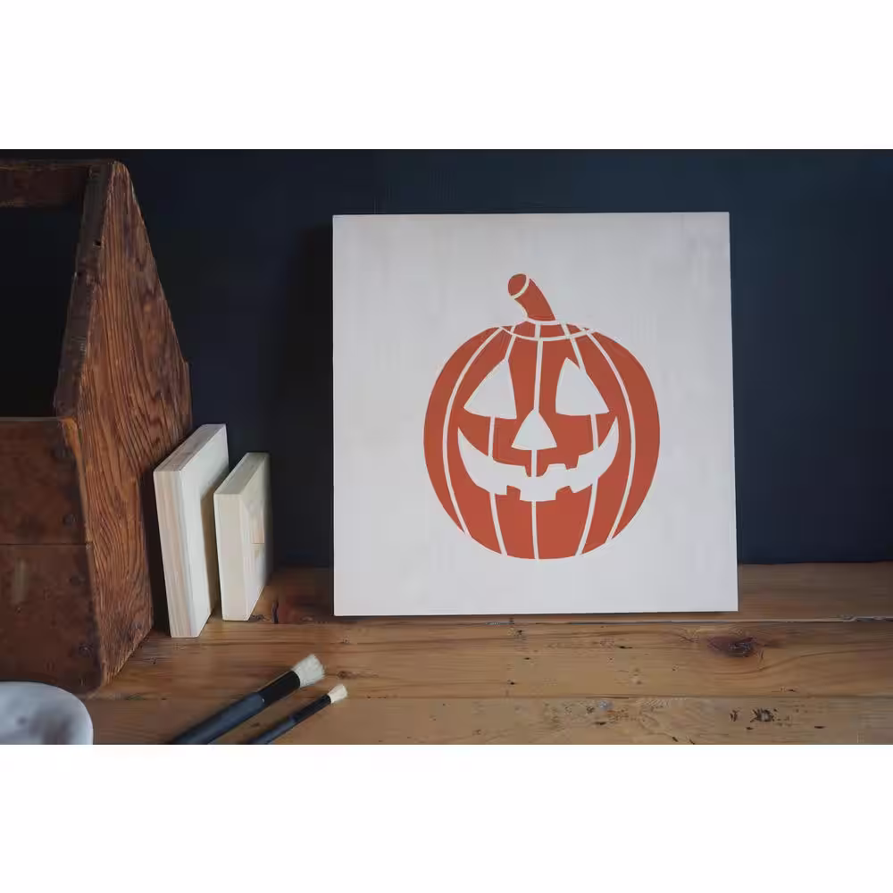 Stencil1 Happy Jack-O-Lantern Stencil