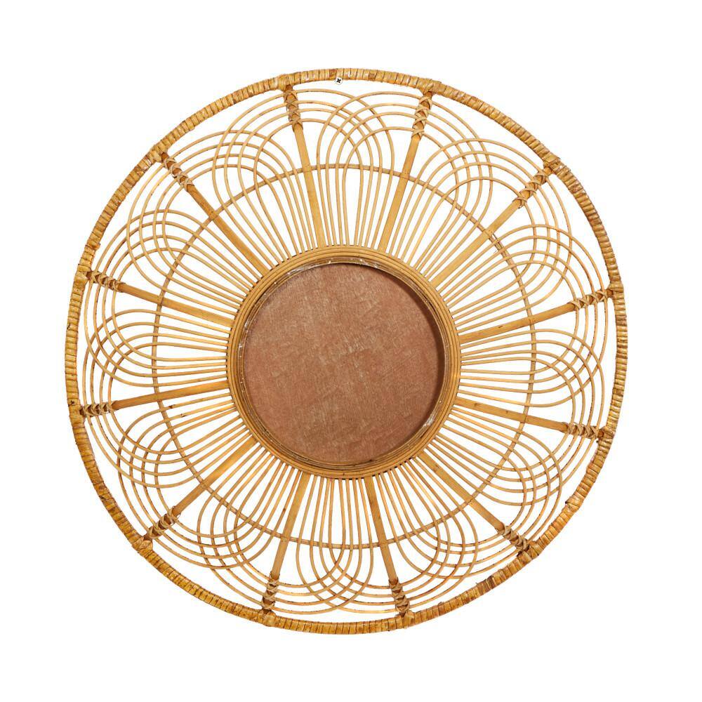 Litton Lane 24 in. x 24 in. Brown Metal Boho Style Wall Decor (Set of 3)