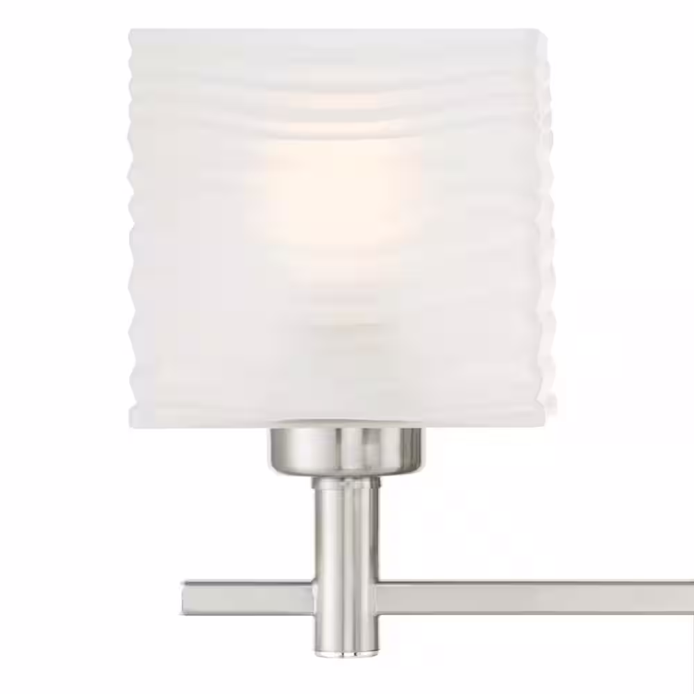 Westinghouse Alexander 3-Light Brushed Nickel Wall Mount Bath Light