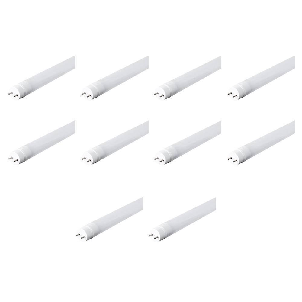 Feit Electric 4 ft. 18-Watt T8 32W Equivalent Cool White (4000K) G13 Linear LED Tube Light Bulb Maintenance Pack (10-Pack)