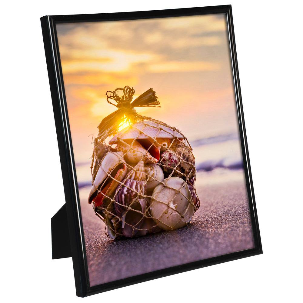 Malden International Designs Metro 8 x 10 Picture Frames with Black 6-Pieces