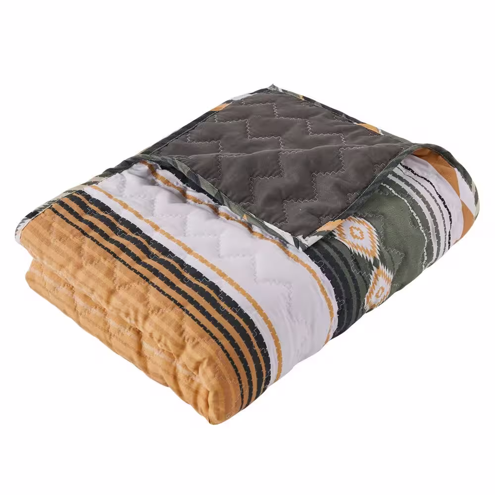 Greenland Home Fashions Zuma Cactus Polyester Throw Blanket