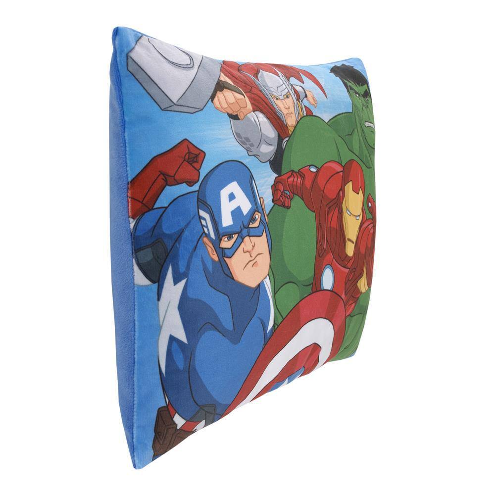 Marvel Avengers Blue Toddler Pillow