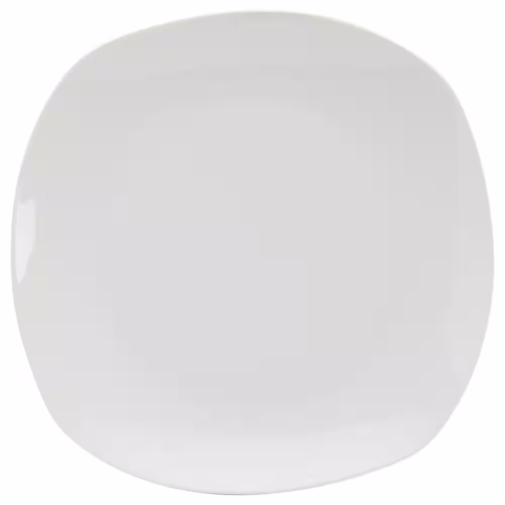 Tabletops Gallery Square Stoneware Dinner Plates (Set of 10)
