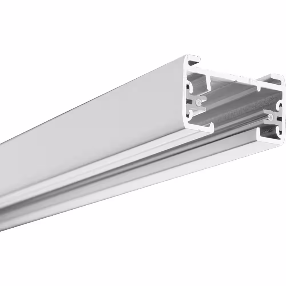 Lithonia Lighting 8 ft. Matte White Linear Track Track Lighting Rail