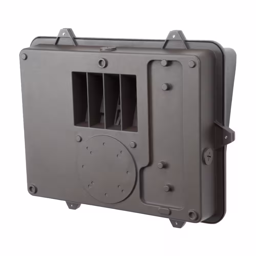 HALO WP 50-Watt Equivalent Integrated LED Bronze Switch Controlled Wall Pack Light, 5000K