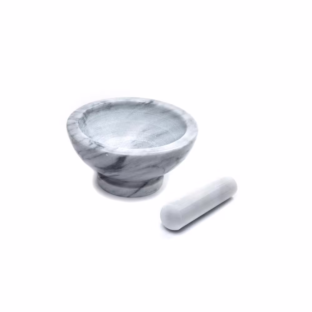 Fox Run Lg Marble Mortar and Pestle