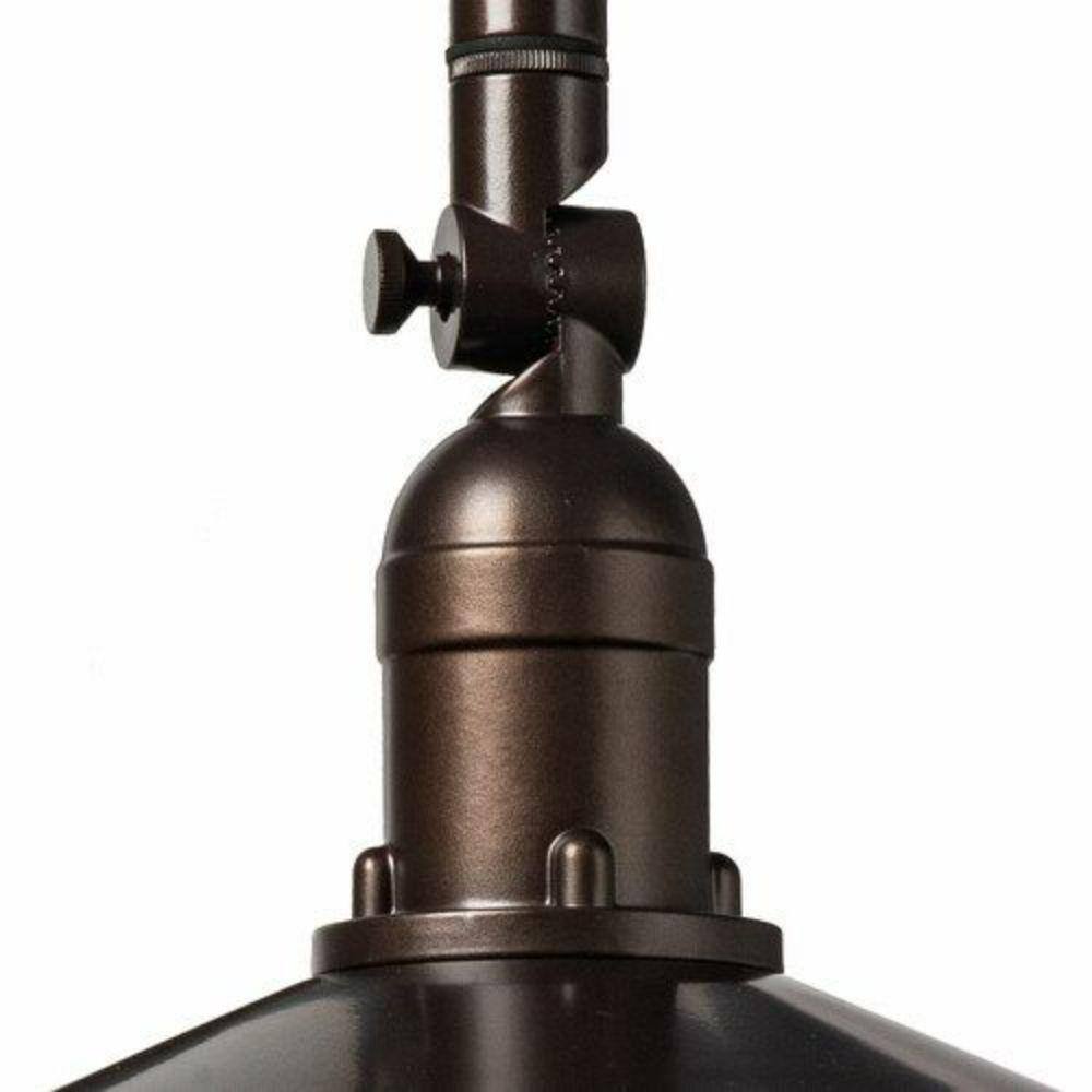 None 1-Light Bronze Hardwired Outdoor Barn Light Sconce