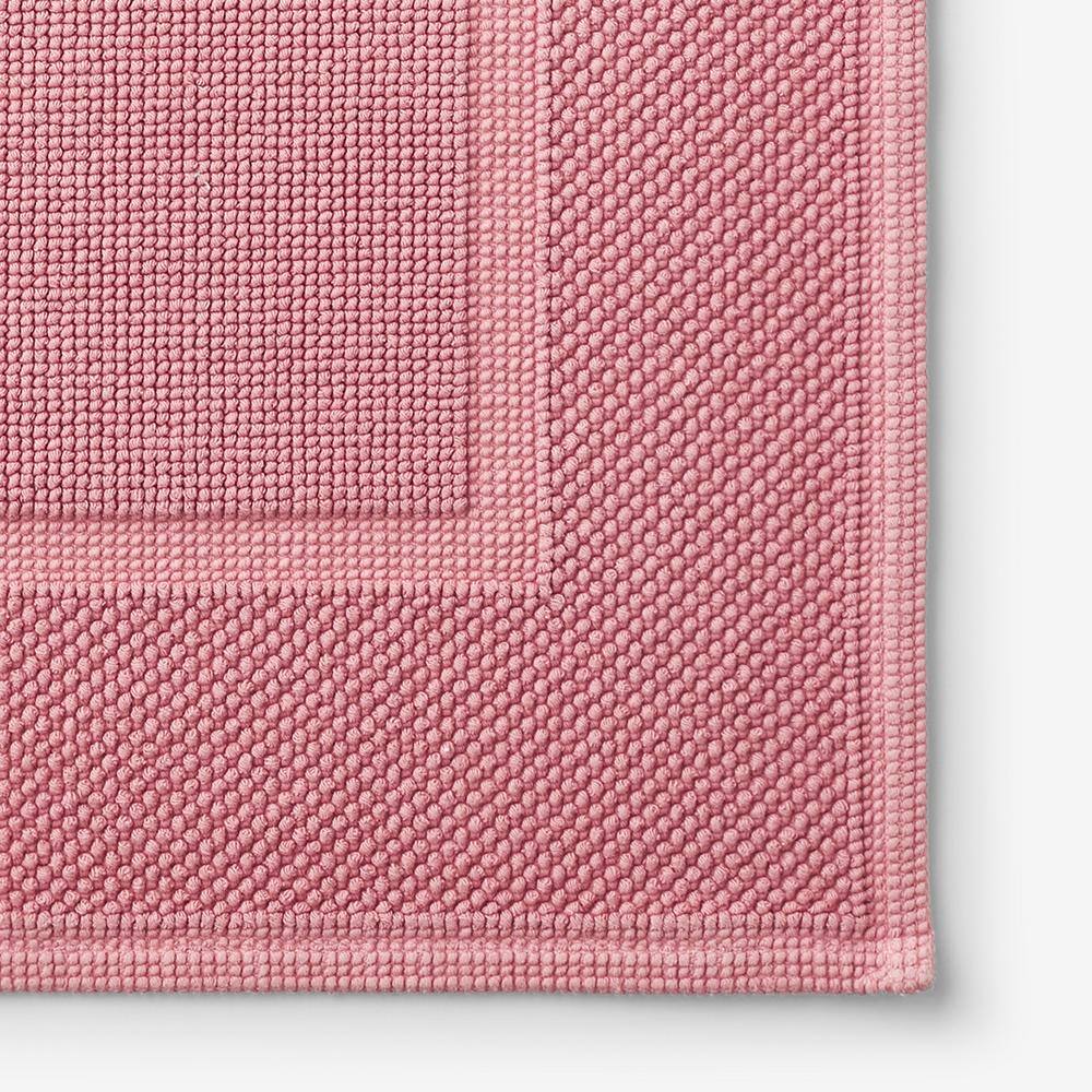 The Company Store Legends Luxury Sterling Rose 24 in. x 17 in. Cotton Bath Mat