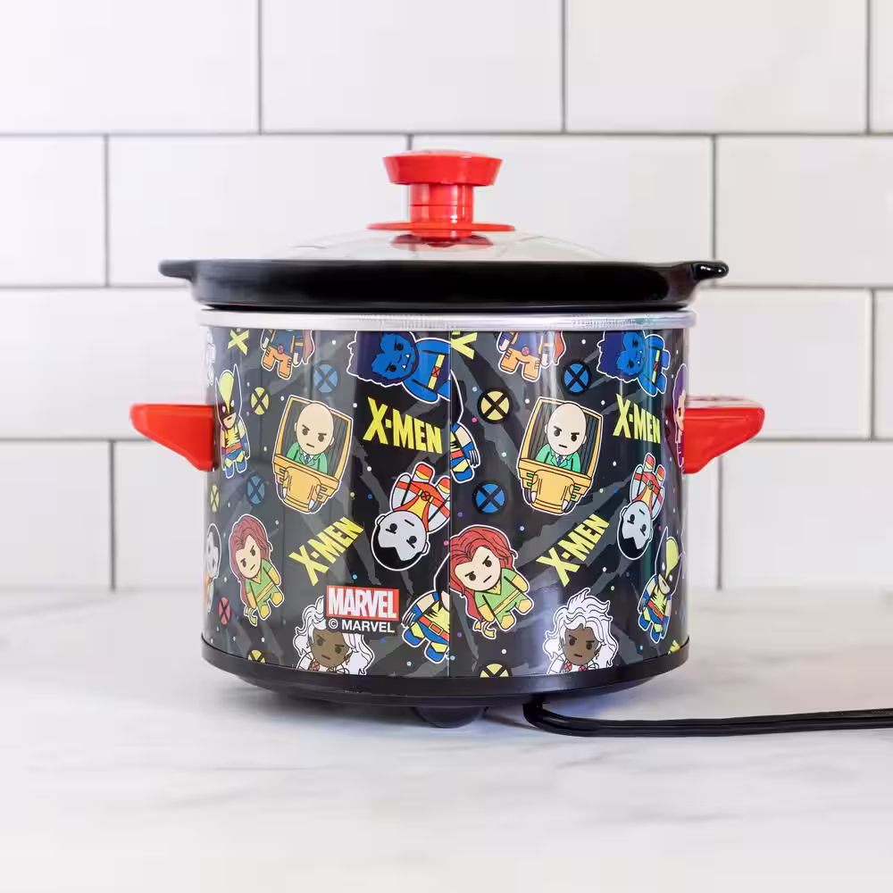 Uncanny Brands 2 qt. Marvel's X-Men Black Slow Cooker
