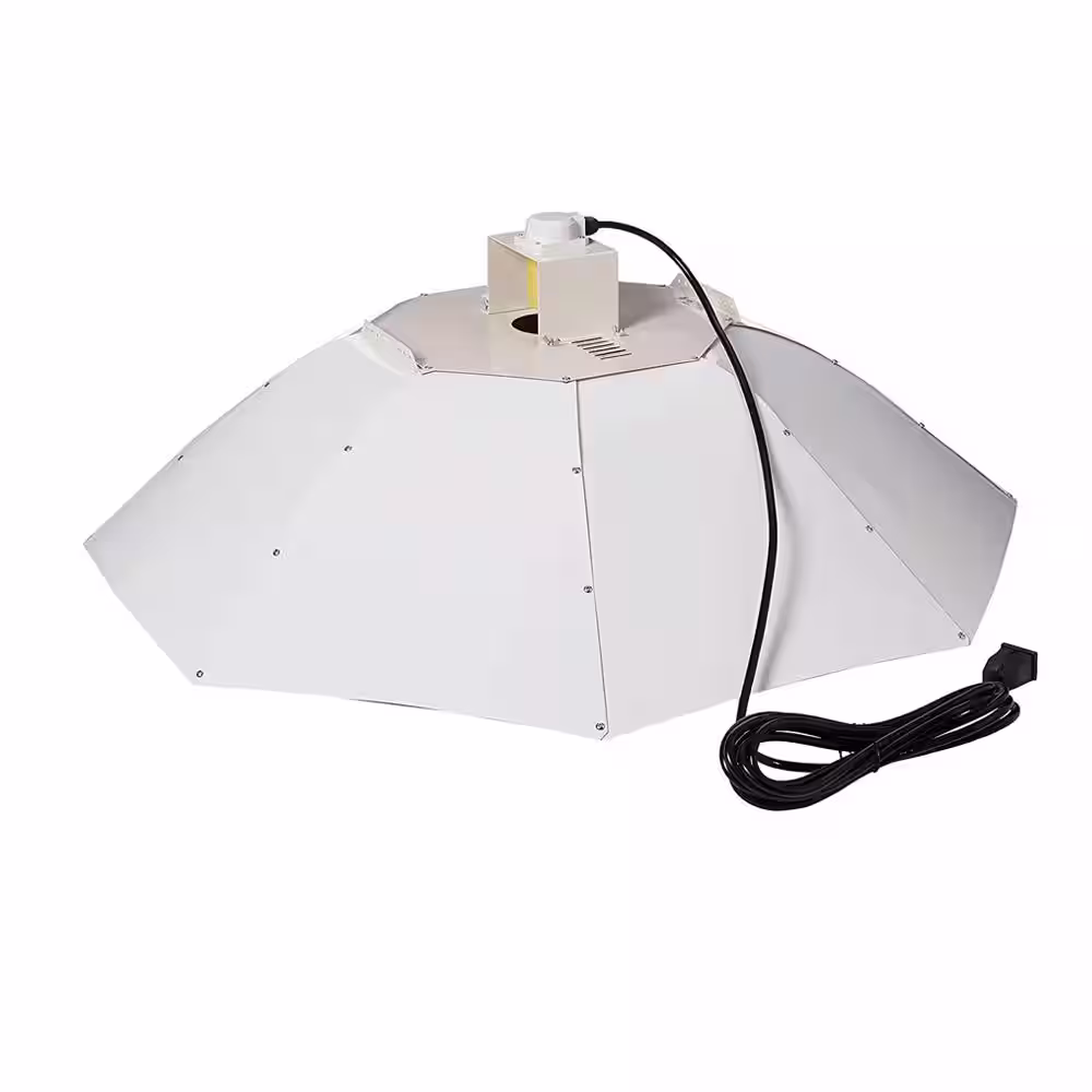 Hydro Crunch 42 in. Parabolic Vertical Umbrella Hood Grow Light Reflector for up to 1000-Watt