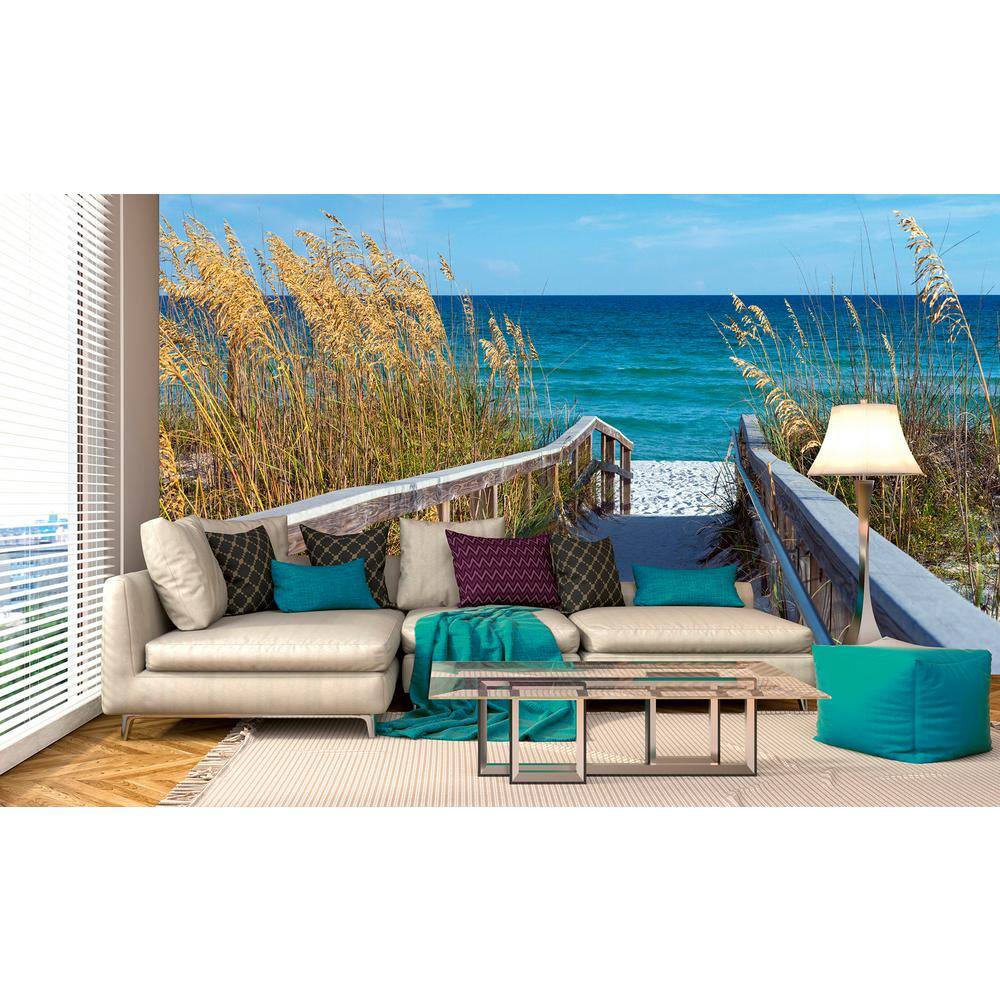 Dimex Photographic Sandy Boardwalk Animals Wall Mural