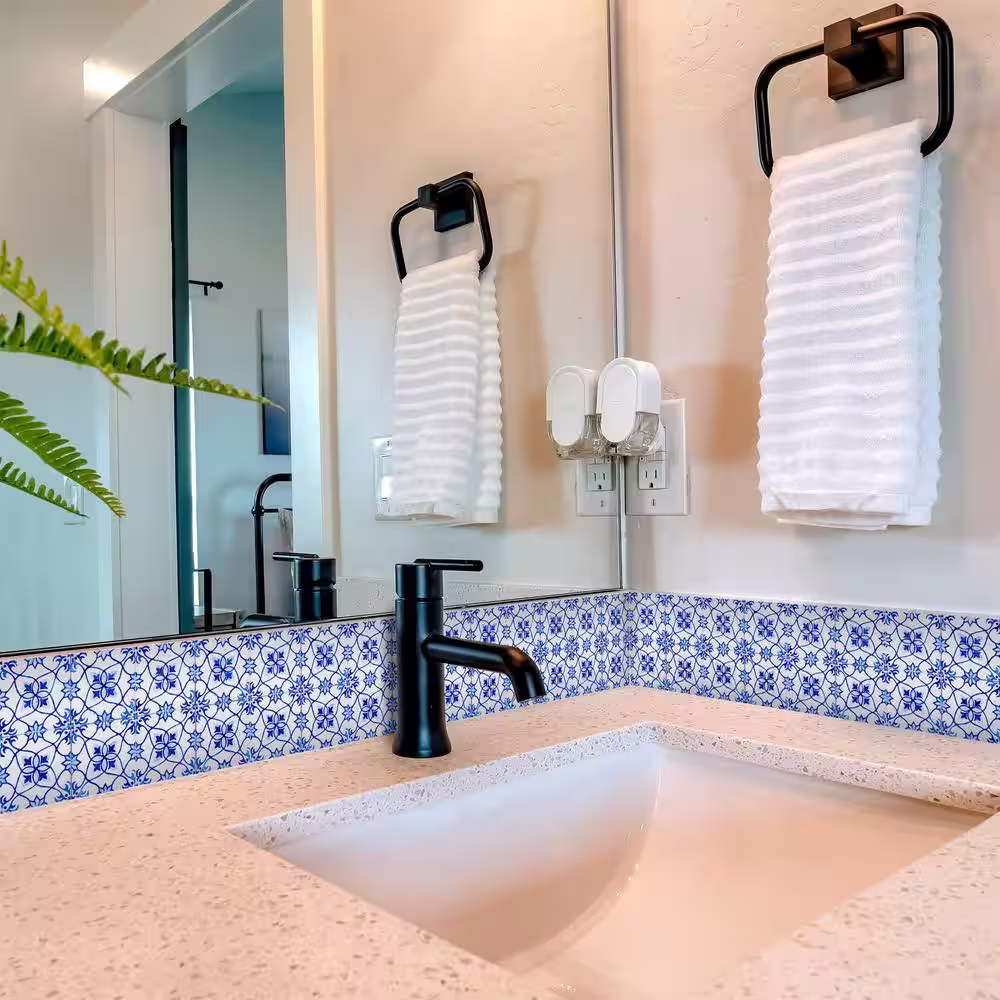 None Blue/White H19 5 in. x 5 in. Vinyl Peel and Stick Tile (24 Tiles, 4.17 sq. ft./pack)