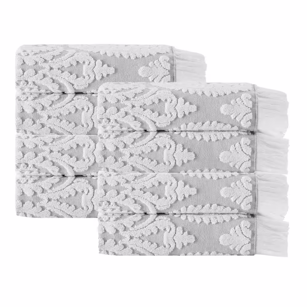 None Laina Turkish Cotton 8-Piece Hand Towels
