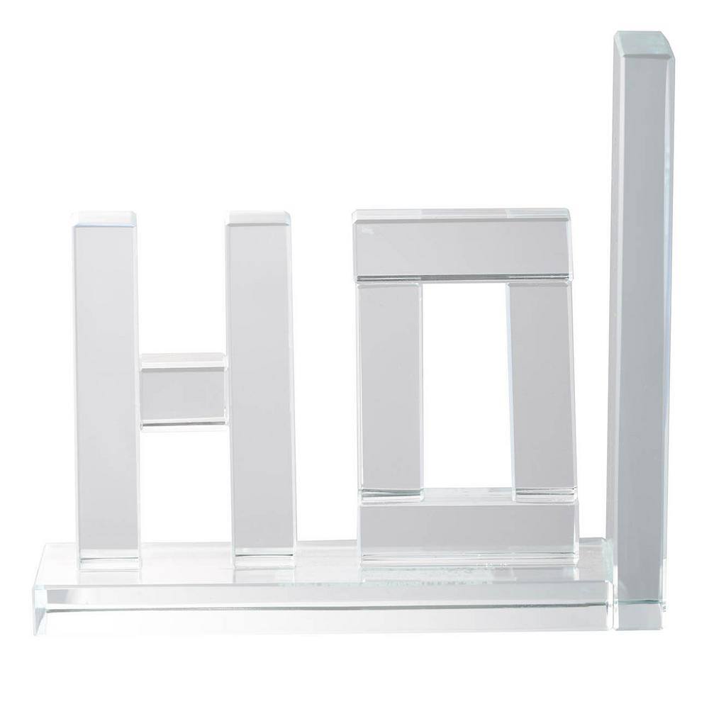 A & B Home Clear Home Bookends (Set of 2)