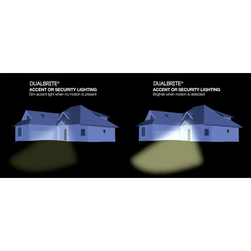 Heath Zenith 240 Degree Motion Sensor Bronze Outdoor Flood Light